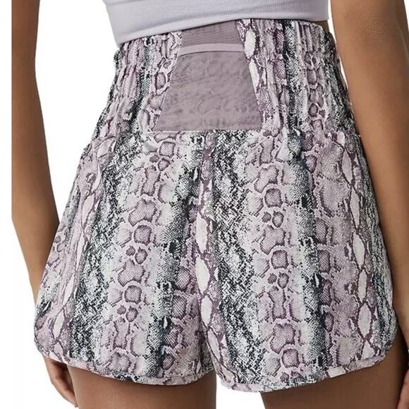 NWT Free People Movement The Way Home Anaconda Venom Combo Snakeskin Shorts - Picture 3 of 9